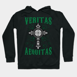 Veritas Aequitas Irish St Patrick's Day Hoodie